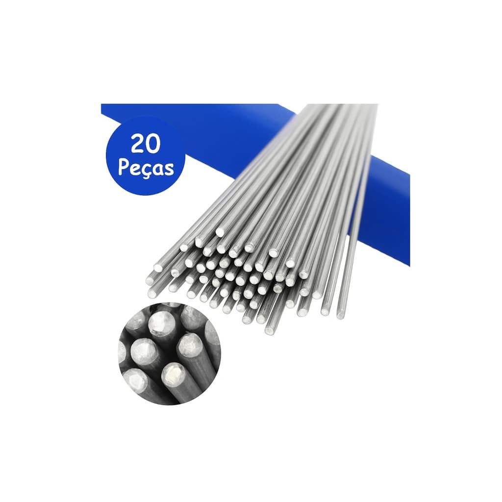 Kit 20 Varetas Solda Mágica Alumínio Ferro Inox