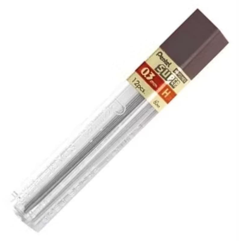 Grafite 0.3mm PENTEL H - Hi-Polymer Super