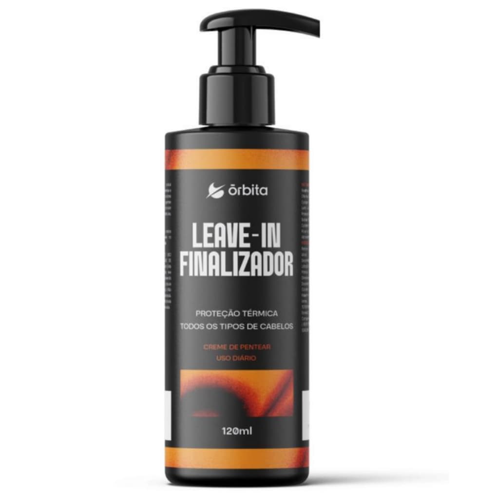 Leave-in Finalizador Órbita 120ml – Proteção Térmica e Finalização Profissional