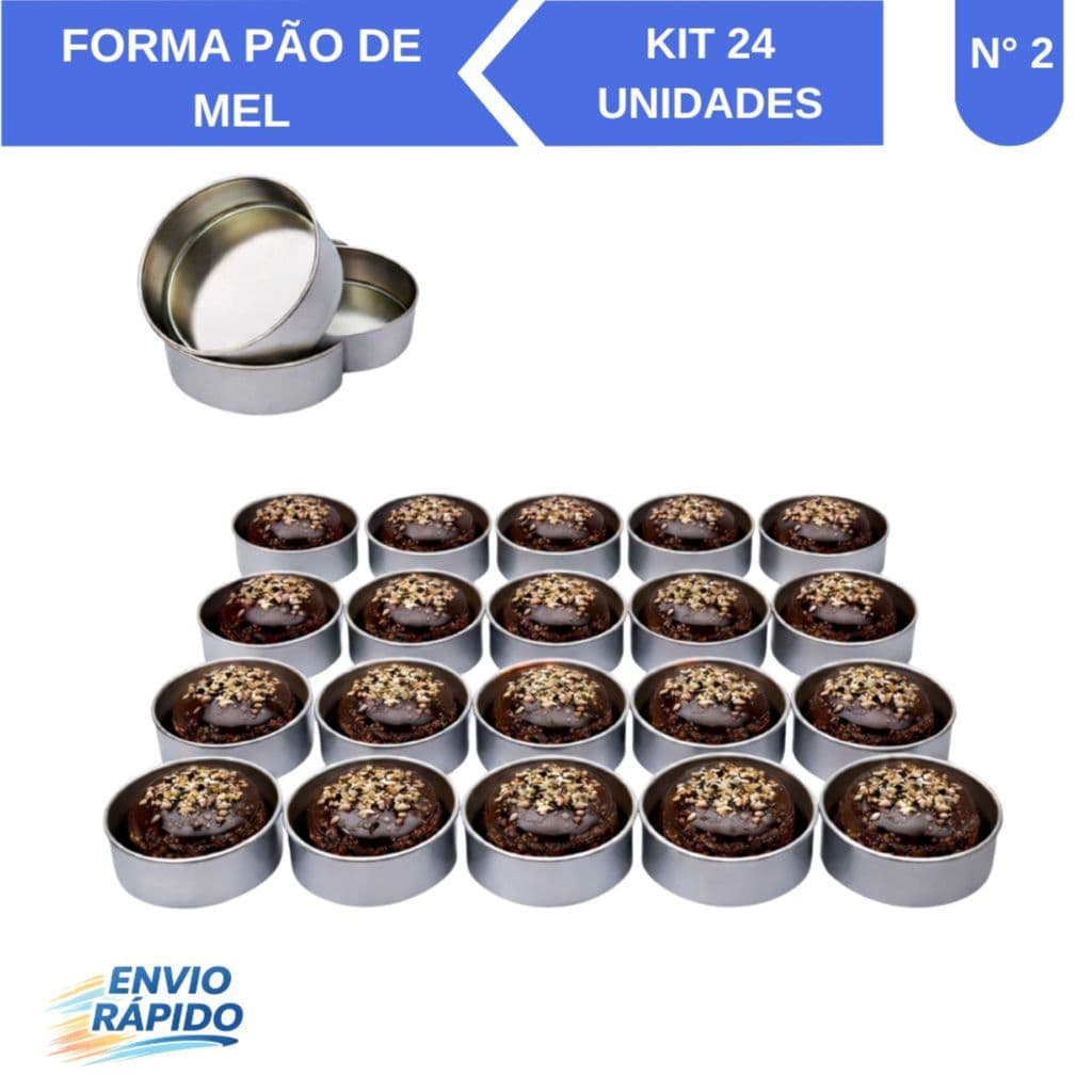 Kit 24 Unidades Forma De Pão De Mel – Nº 2 – Em Flandres