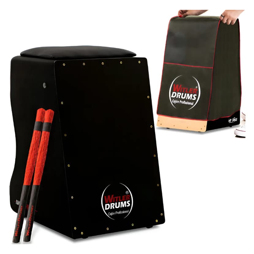 CAJÓN TRADICIONAL ELÉTRICO PROFISSIONAL | K | PRETO