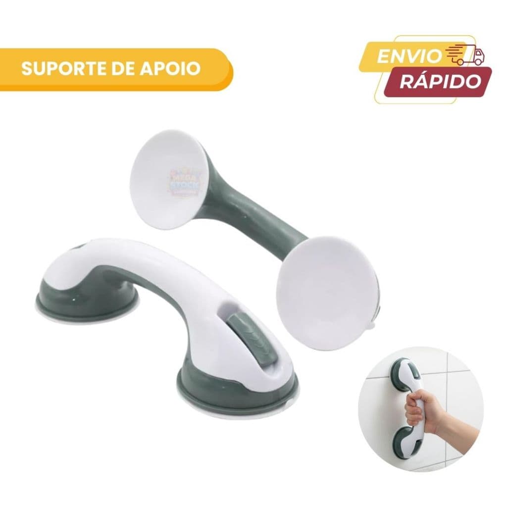 Suporte  Apoio Com Ventosa Com Forte Fixação Idoso Banheiro Gravida Reforço Idoso Segurança