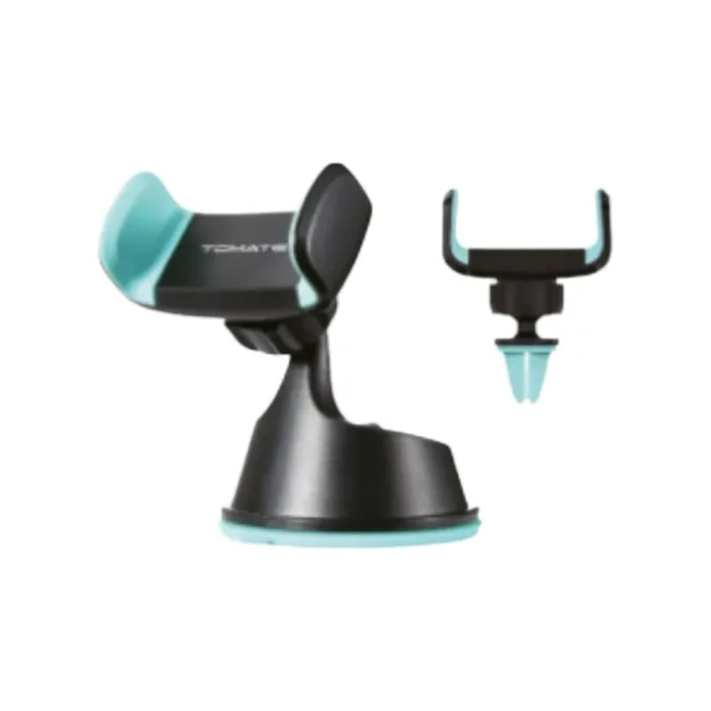 SUPORTE CELULAR AUTOMOTIVO 360 ABS/SILICONE 2 EM 1 TOMATE