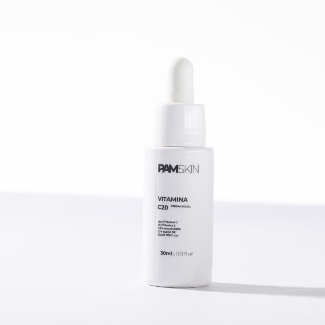Sérum Facial Clareador PAM Skin com Vitamina C - Ação Antioxidante