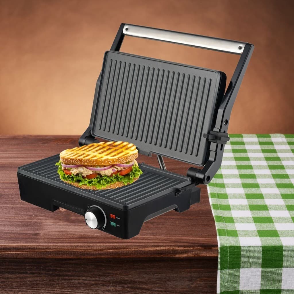 Grill Itatiaia Midi Inox 1200W com Abertura 180° e Coletor de Gordura