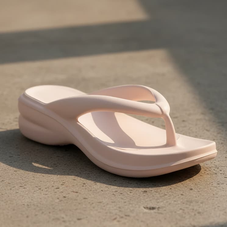 Chinelo Feminino  OrtopédicoTamanco Anabela Conrtável Microexpandido Leve Confortável