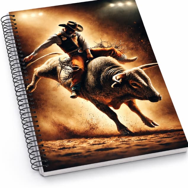 caderno peao,boi,boiadeiro 10 materias 200f