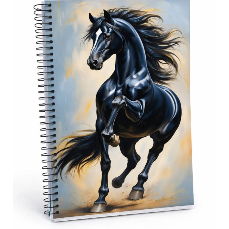 caderno cavalo 10 materias 5 capas escolhas a sua