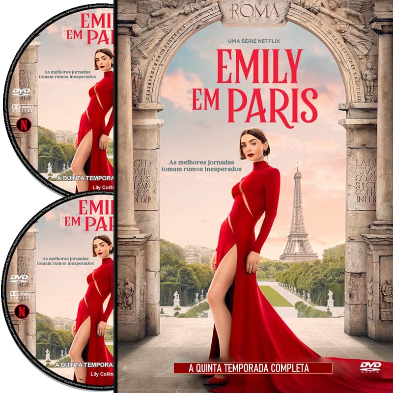 DVD SERIADO EMILY IN PARIS QUINTA TEMPORADA COMPLETA