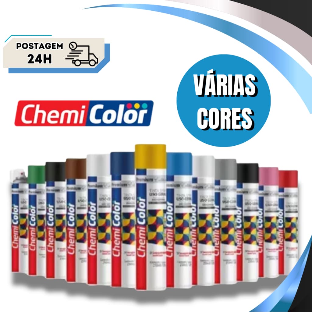 Tinta Spray Uso Geral Automotivo 250ML Chemicolor
