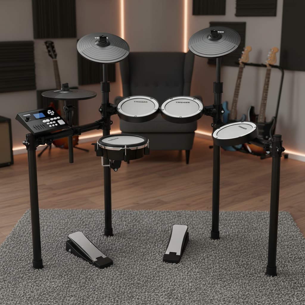Bateria Trigger Td400 Eletrônica Dislplay Led 2,5 447 Vozes Cor Preto