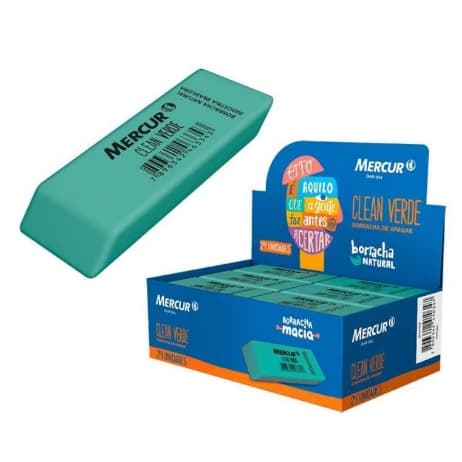 BORRACHA VERDE CLEAR MERCUR KIT 6 UND
