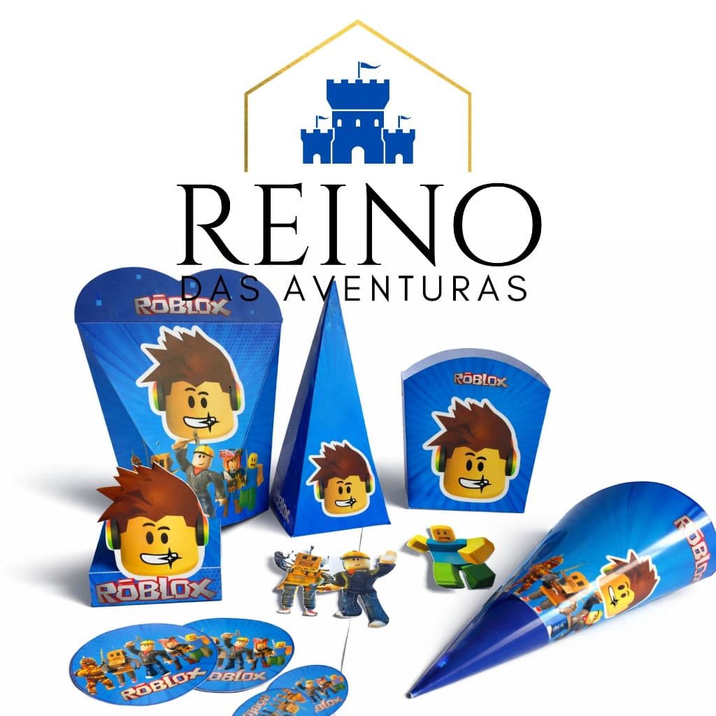 Envio imediato COM NOME - TEMA ROBLOX MENINO Kit Completo 170 Lembrancinhas de Aniversário