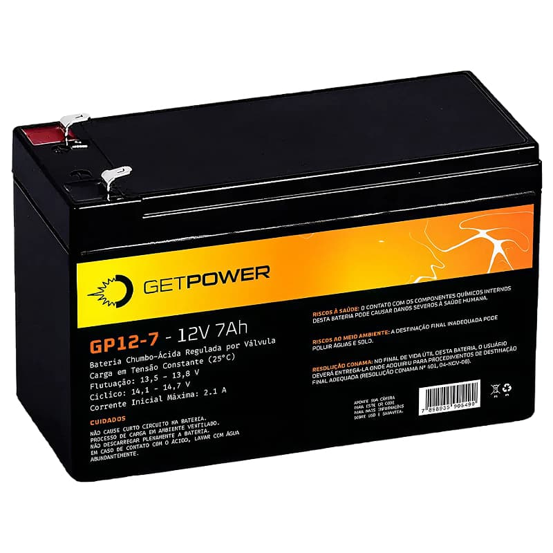 BATERIA PARA ALARME DE CASA 7AH GP12-7