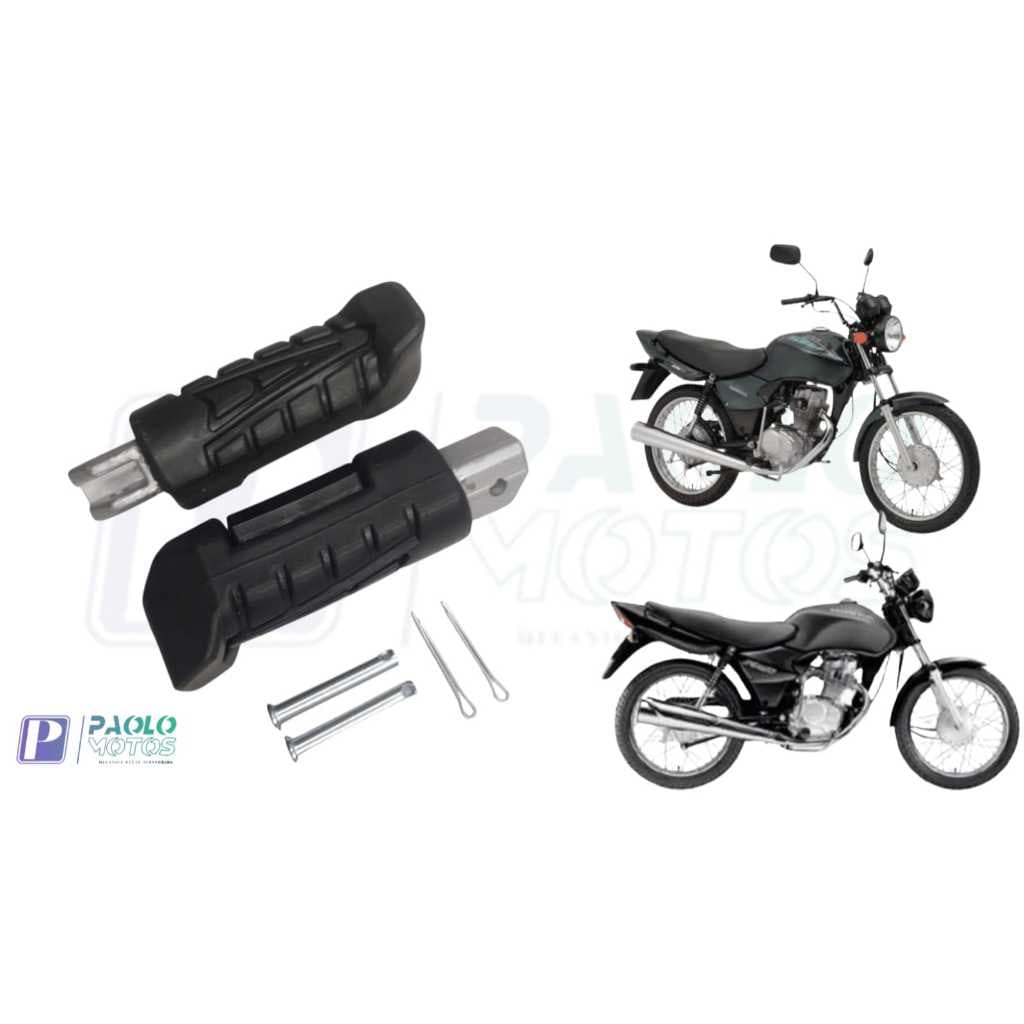 Pedaleira Traseira Cg Titan Fan 125 150 Modelo 160 (o par)  Marca: MXX