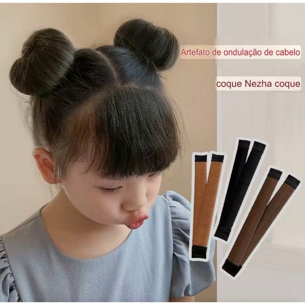 Formato de rosquinha francesa para fazer coque no cabelo/ 1 unidades