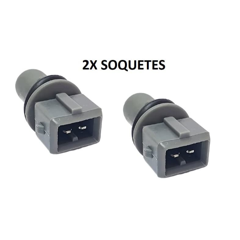 2X Soquete Lâmpada Meia Luz Pingo W5W T10 Universal - Gol Bola G2, Gol G3, Fiat Palio, Parati, Saveiro, Siena