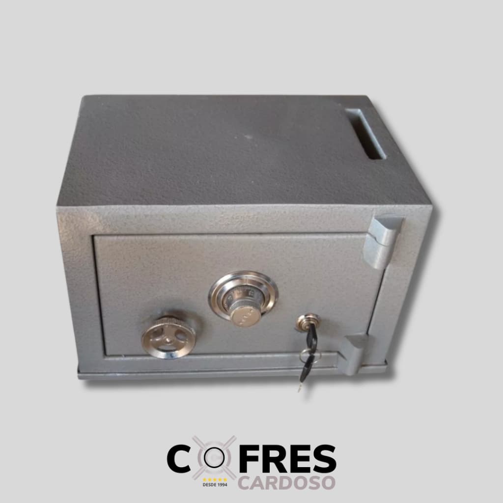 Cofre 20 Cm Concretado Boca De Lobo Direto Da Fábrica Cinza