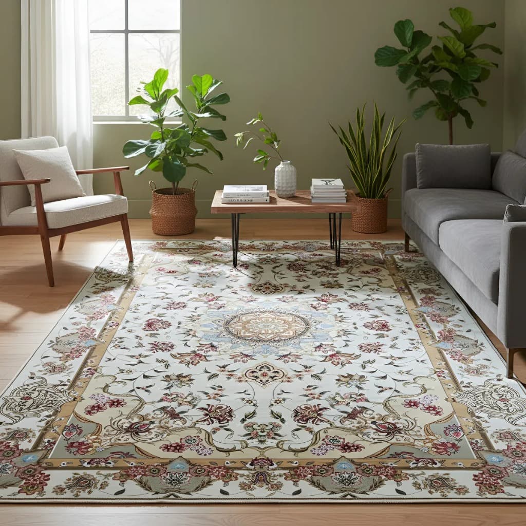 Tapete Belga 2,00 x 1,50 Luxo Sala Elegante sem Pelos Oferta