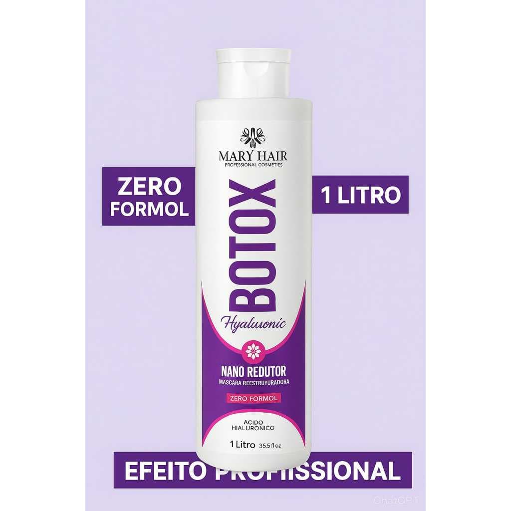 BOTOX REDUTOR DE VOLUMES SEM FORMOL ALISAMENTO,HIDRATAÇAO E BRILHO