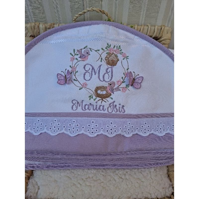 Toalha de Banho com Capuz Infantil Personalizada bordada Dohler