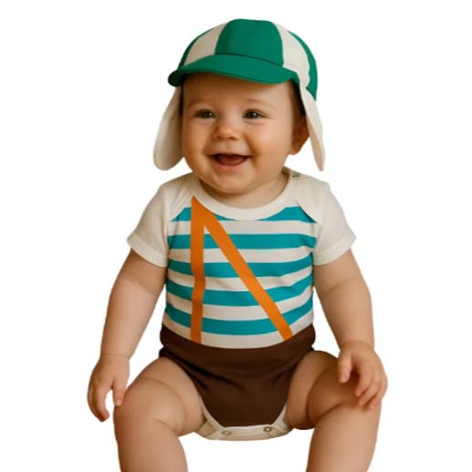 Body Bebe Infantil Mesversário Fantasia Personagem Turma do Chaves !