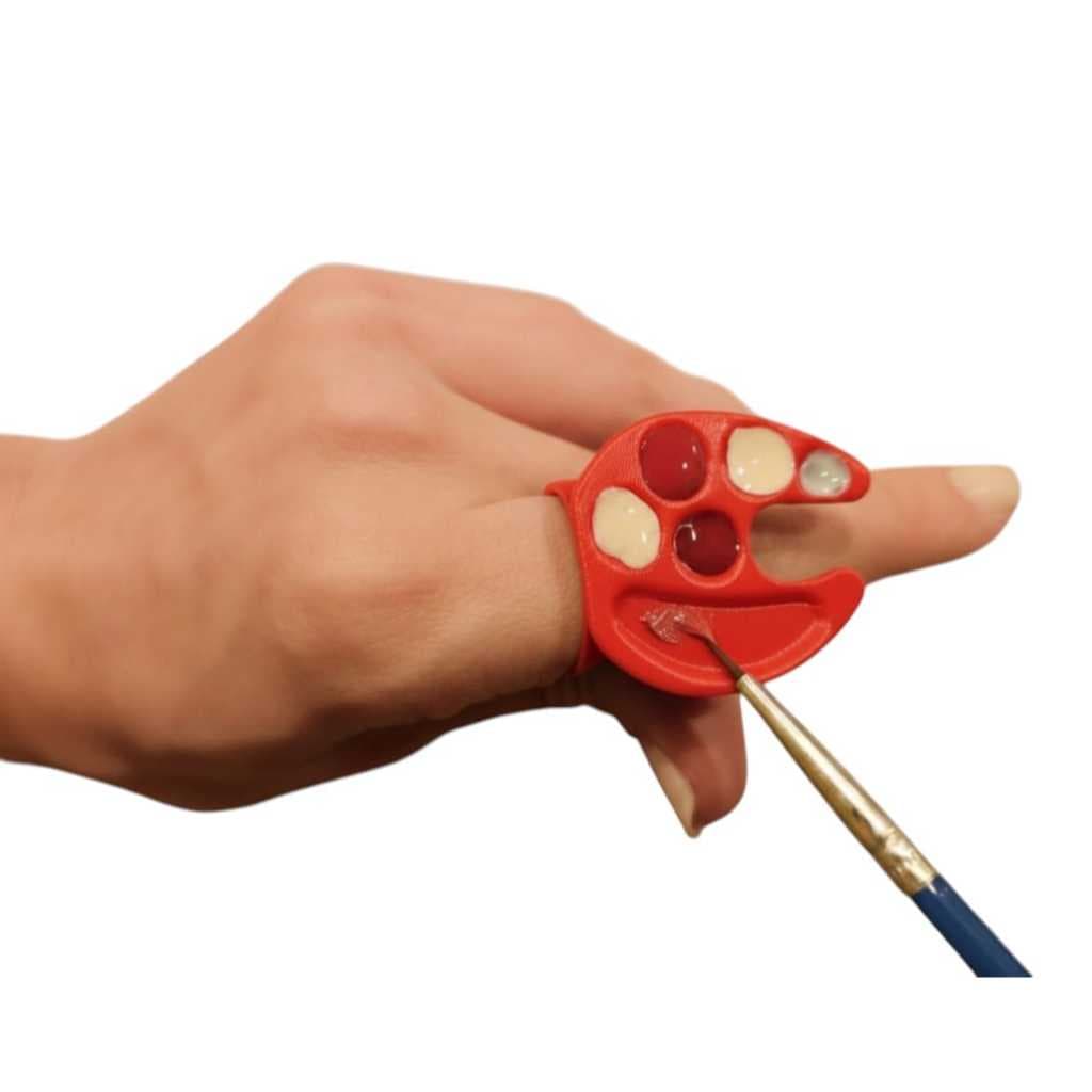Kit com 2 Anéis Paleta para Arte em Unhas