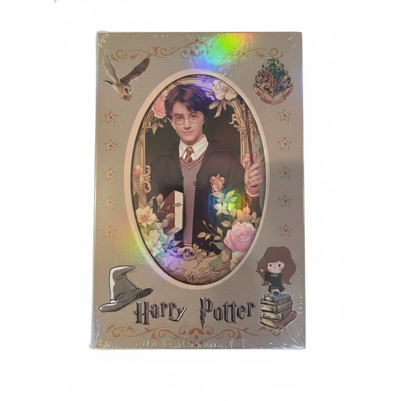 Caderno Harry Potter Capa Dura Holográfica com Fecho Magnético