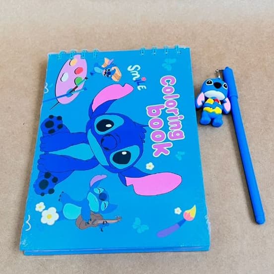 Livro de Colorir Stitch Infantil + Canetas | Diversão