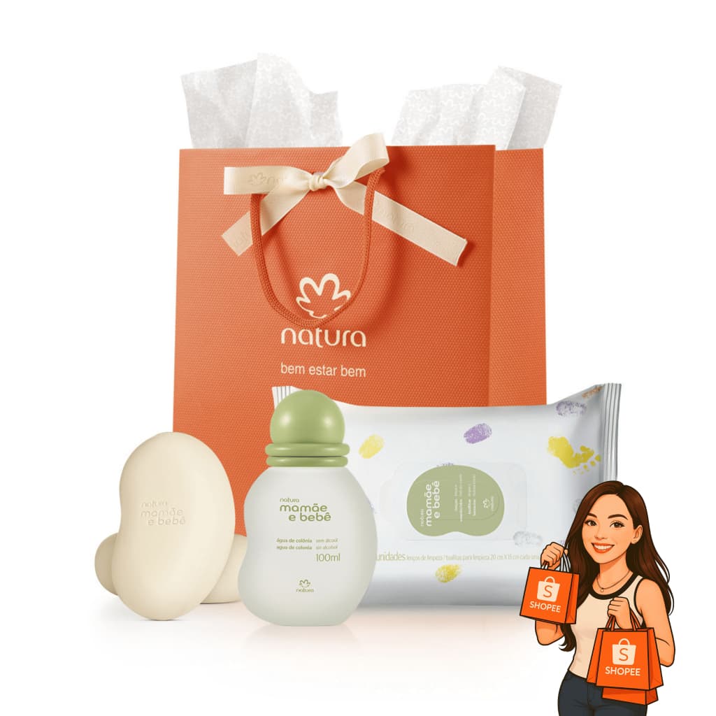 Presente Natura Mamãe e Bebê (3 produtos) Chá de Baby
