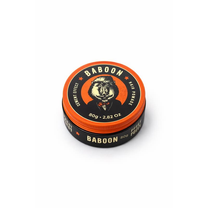 Pomada Modeladora Baboon Cement Efect Fixação Forte Efeito Matte Masculina 80g