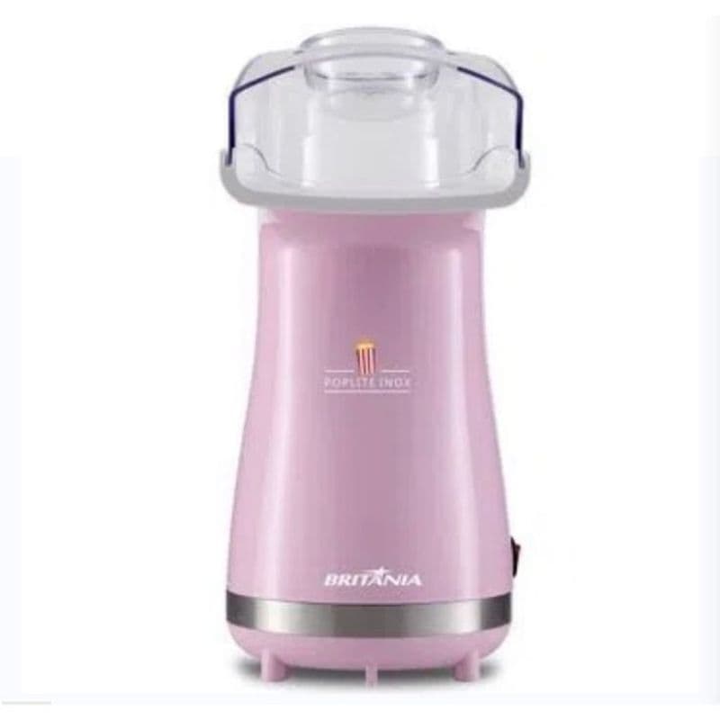 Pipoqueira Elétrica 1200W | Pipoca Sem Óleo | Rápida e Prática | 220V – Rosa