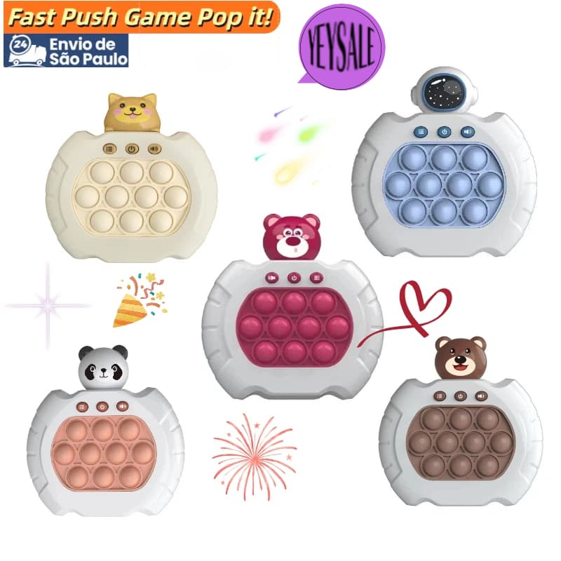 kit6-10-15-20 Push Pop It Popet Bubble Máquina Sensorial Anti-Tensão De Brinquedos Gopher Presente De Festa