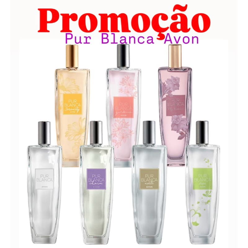 Pur Blanca Deo Colônia Avon Feminino 75ml Original e Lacrado