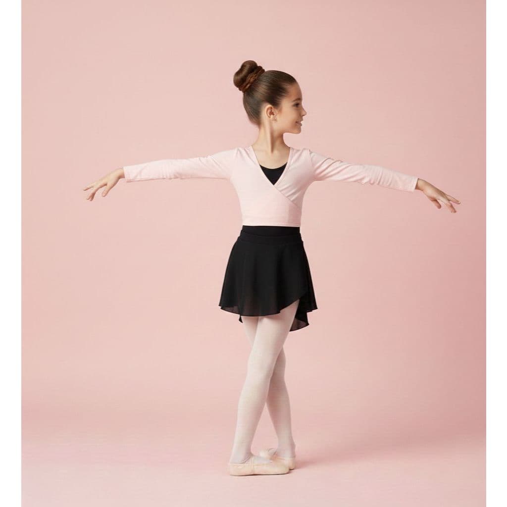 Casaquinho Ballet Transpassado Casaquinho Para Ballet Rosa Preto Infantil Bolero Helanca
