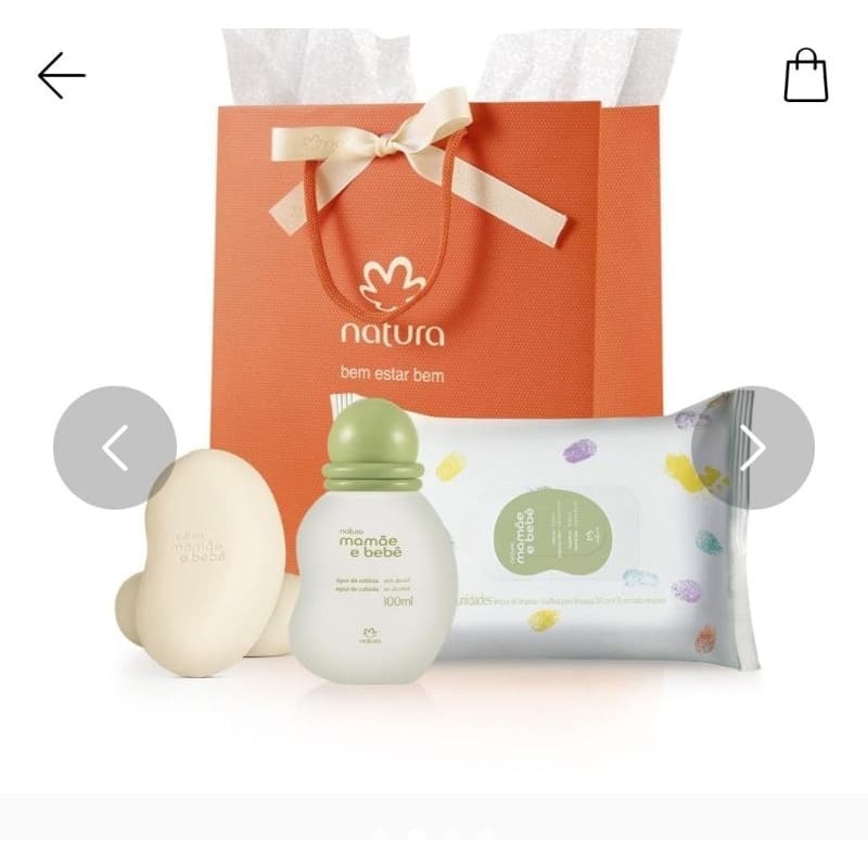 Presente Natura Mamãe Bebê ( 3 Produtos)