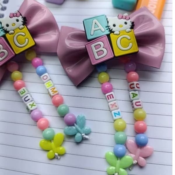 Parzinho hellokitty/Parzinho escolar/Parzinho tererê divertido/Xuxinha escolar