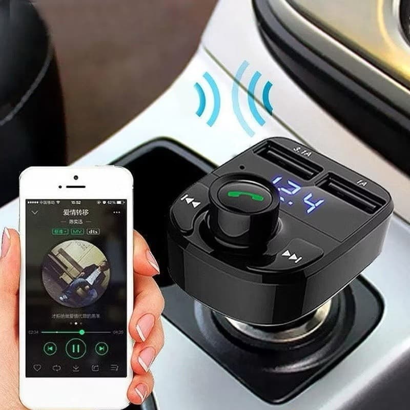 Adaptador Bluetooth Para Carro Transmissor FM - X8