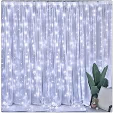 CORTINA DE LED 3X3 BRANCO QUENTE