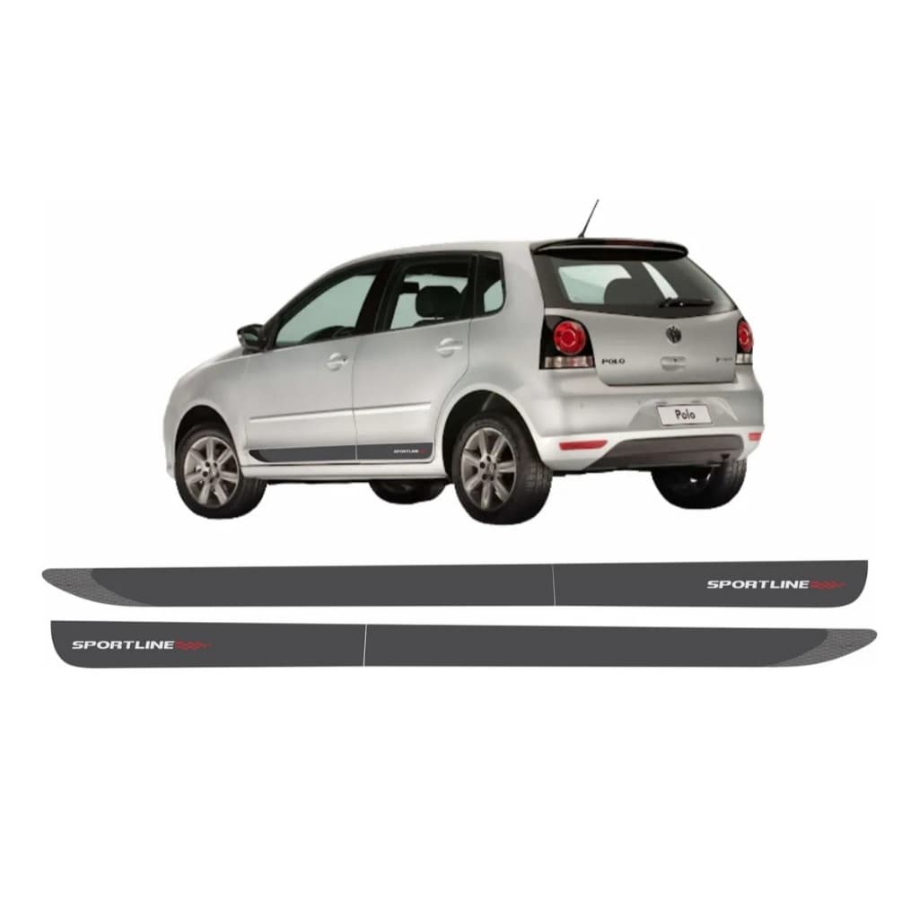 Faixa Polo Sportline 2012/2013 Adesivo Lateral Volkswagen