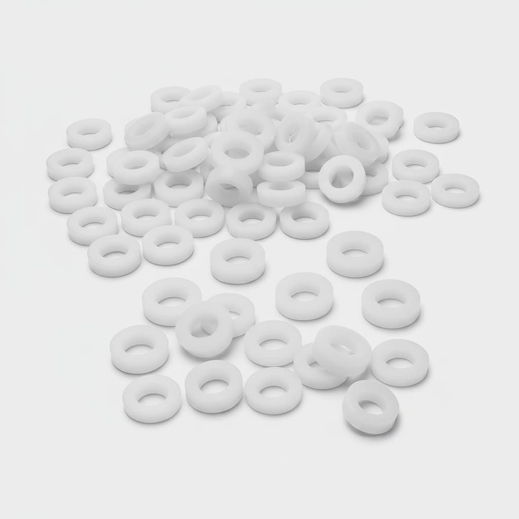 100 Arruelas De Nylon P/ Parafusos De Afinação De Bateria
