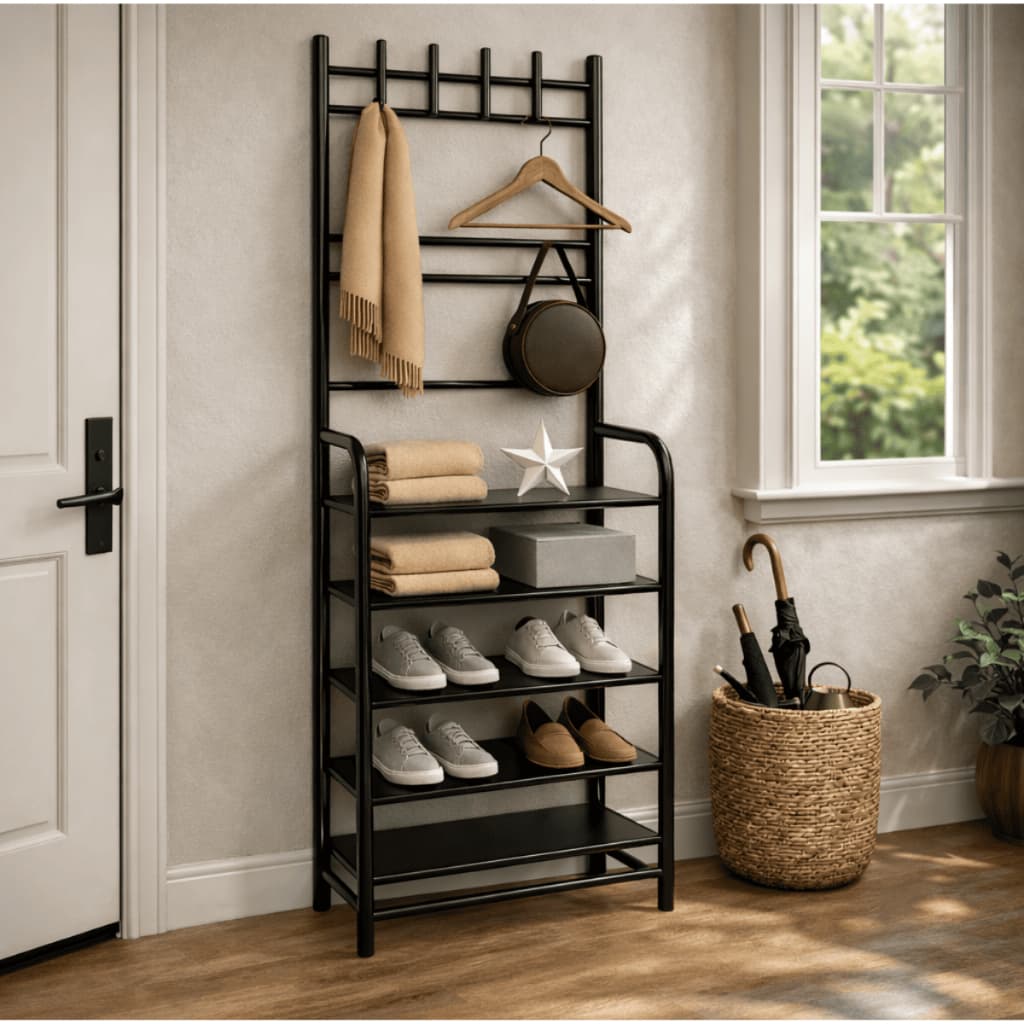 Sapateira Organizadora Cabideiro Suporte Multiuso Sapato Tenis Roupa Bolsa Closet