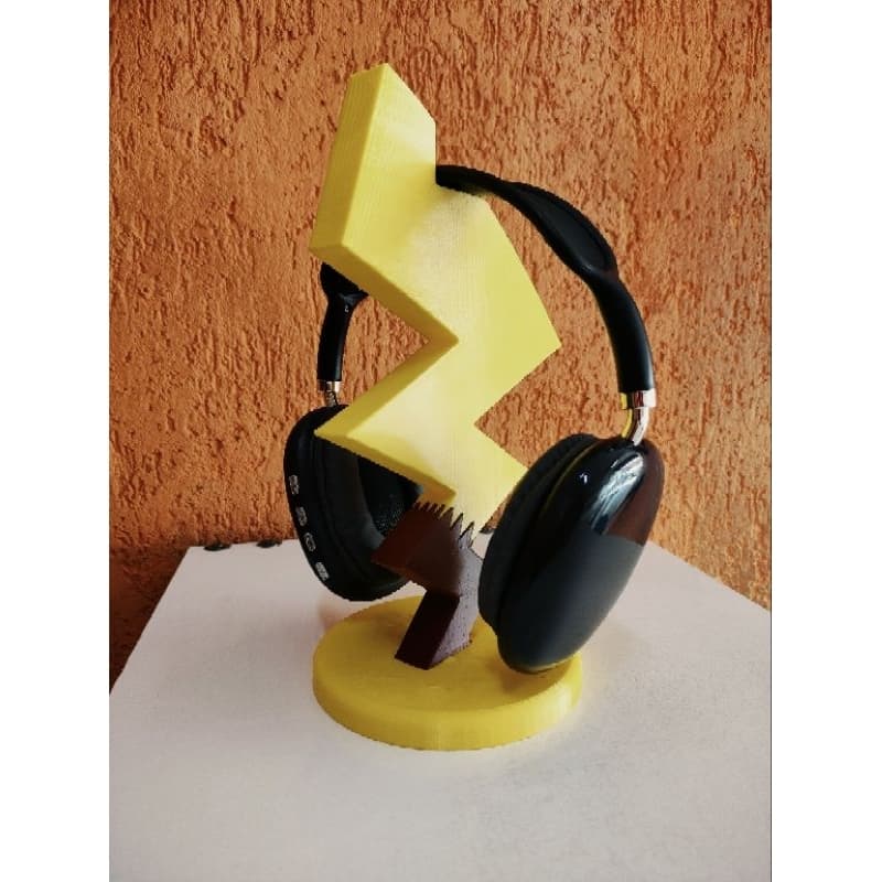 Suporte Para Phone Fone Headset Headphone Gamer Pikachu Pokémon