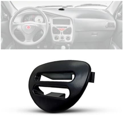 GRADE DIFUSOR AR DO PAINEL FIAT PALIO 96/12 SUPERIOR CENTRAL PRETO