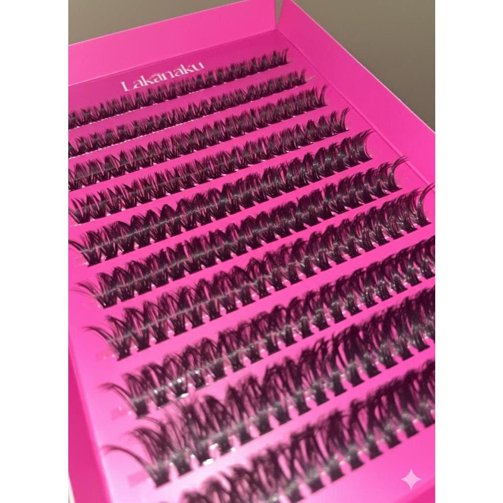 Lakanaku 60P e 50P Mix 8–16mm • Uso Profissional para Alongamento de Cílios • Tufinho Premium