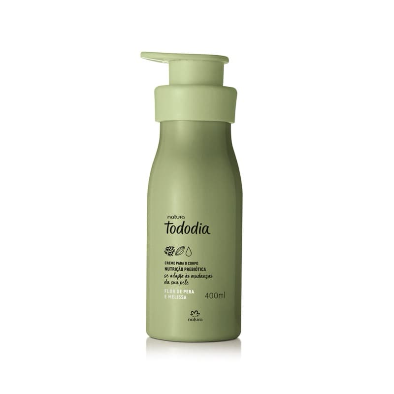 Creme Desodorante Nutritivo Corporal Tododia Flor de Pera e Melissa 400ML - NATURA