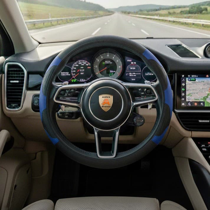 Capa de Volante Universal para Carro Antiderrapante Durável Proteção e Segurança multicolorida