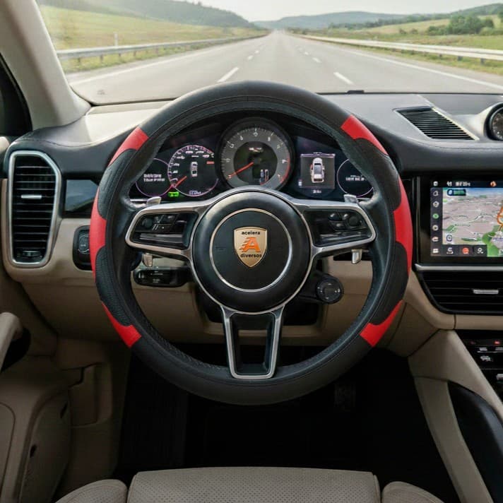 Capa de Proteção para Volante Universal Antiderrapante Automotiva para Carro acessórios segurança