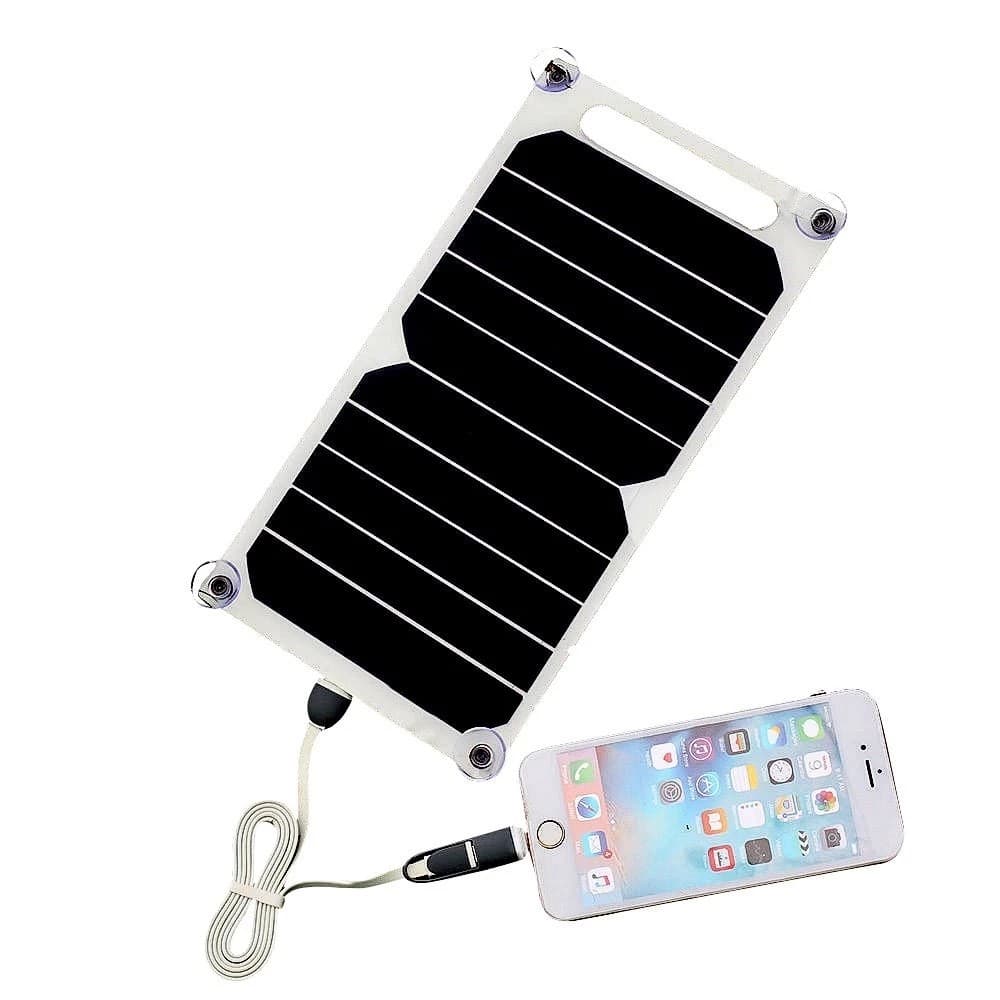 Painel Placa Solar Carregador Portátil USB 35W À Prova D'água Para Emergência