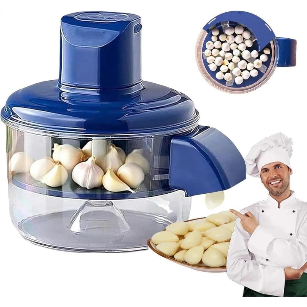 Descascador Elétrico de Uvas e Alho Recarregável – Máquina Automática para Frutas Pequenas